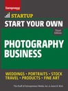 Imagen de portada para Start Your Own Photography Business
